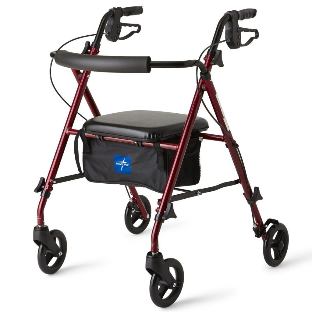 4 wheel rollator